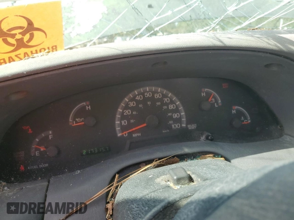 2003 Ford F-150 XL with VIN 1FTRF07223KB96495, listed as a Copart auction lot 63028535 with 217,315 mi miles and Clean title. Bid and sale history available at DreamBid. Image 9.