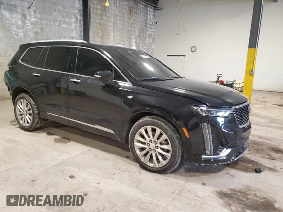 2020 Cadillac XT6 AWD Premium Luxury with VIN 1GYKPDRS4LZ101407, listed as a Copart auction lot 43554815 with 41,263 mi miles and Salvage title. Bid and sale history available at DreamBid. Image 4.