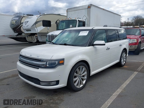 2013 Ford Flex Limited w/EcoBoost with VIN 2FMHK6DT4DBD14433, listed as a IAAI auction lot 41812699 with 231,866 mi miles. Bid and sale history available at carsss.com. Image 17.