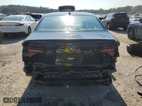 2024 Volkswagen Jetta S with VIN 3VW5M7BU8RM031765, listed as a Copart auction lot 63700505 with 40,808 mi miles and Clean title. Bid and sale history available at DreamBid. Image 6.