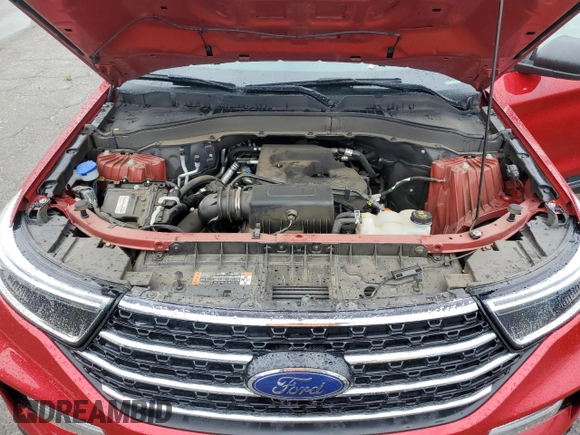 2020 Ford Explorer XLT with VIN 1FMSK7DH8LGC47284, listed as a Copart auction lot 47899495 with 52,016 mi miles and Salvage Title. Bid and sale history available at carsss.com. Image 12.