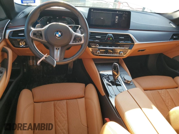 2022 BMW 5 Series 530i xDrive with VIN WBA13BJ00NCL04213, listed as a Copart auction lot 48920615 with 23,910 mi miles and Salvage Title. Bid and sale history available at carsss.com. Image 8.