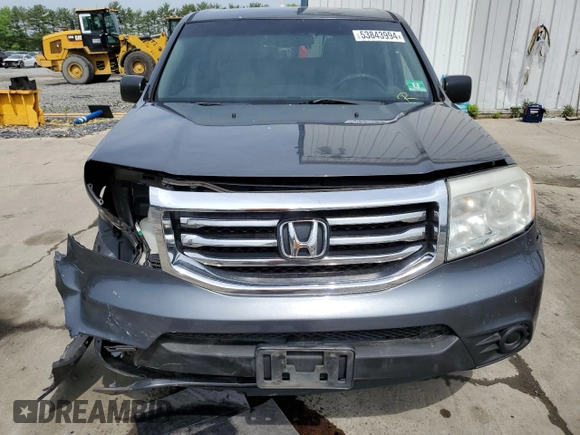 2012 Honda Pilot LX with VIN 5FNYF4H24CB055507, listed as a Copart auction lot 60484184 with 174,802 mi miles and Salvage Title. Bid and sale history available at carsss.com. Image 5.