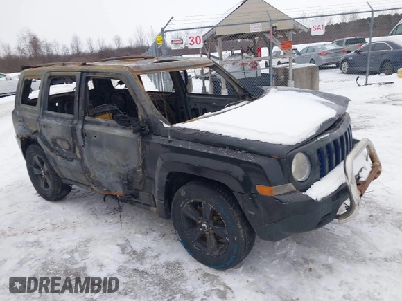 2011 Jeep Patriot Sport with VIN 1J4NF1GB5BD142027, listed as a IAAI auction lot 41509901 with 212,662 mi miles. Bid and sale history available at carsss.com. Image 1.