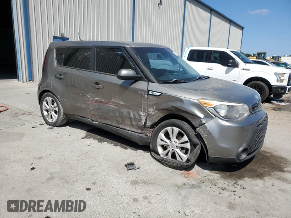 2015 Kia Soul + with VIN KNDJP3A54F7134912, listed as a Copart auction lot 55177825 with 79,824 mi miles and Salvage Title. Bid and sale history available at DreamBid. Image 4.