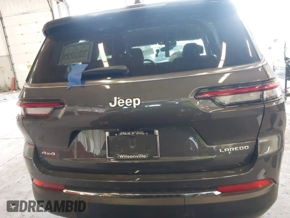2025 Jeep Grand Cherokee Laredo z VIN 1C4RJKAG4S8631317, wystawiony jako IAAI lot #42141508 z przebiegiem 6 210 mil mil oraz . Historia ofert i sprzedaży dostępna na DreamBid. Obrazek 15.