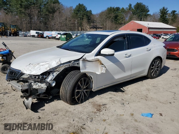 2016 Acura TLX V6 with VIN 19UUB2F32GA000953, listed as a Copart auction lot 49236665 with 0 mi miles and Salvage Title. Bid and sale history available at carsss.com. Image 1.
