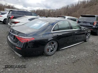 2024 Mercedes-Benz S 580e with VIN W1K6G6KB9RA304206, listed as a Copart auction lot 82554974 with 2,800 mi miles and Salvage Title. Bid and sale history available at DreamBid. Image 3.