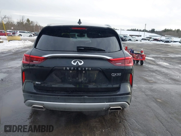 2019 Infiniti QX50 Essential with VIN 3PCAJ5M39KF112321, listed as a IAAI auction lot 41625297 with 82,032 mi miles and . Bid and sale history available at DreamBid. Image 16.