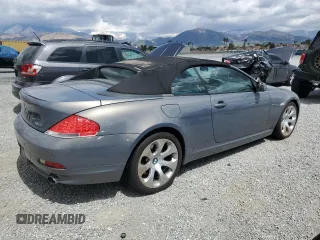 2007 BMW 6 Series 650i z VIN WBAEK13577CN81886, wystawiony jako Copart lot #51362585 z przebiegiem 110 174 mil mil oraz Czysty tytuł • Clean title. Historia ofert i sprzedaży dostępna na DreamBid. Obrazek 3.