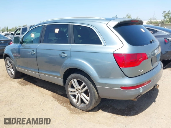 2008 Audi Q7 Premium with VIN WA1BV74L98D031947, listed as a IAAI auction lot 42544652 with Not provided miles and . Bid and sale history available at DreamBid. Image 3.