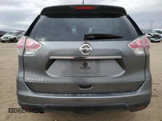 2016 Nissan Rogue S with VIN 5N1AT2MN7GC748066, listed as a Copart auction lot 47819205 with 184,848 mi miles and Salvage Title. Bid and sale history available at carsss.com. Image 6.