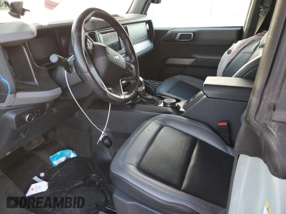2022 Ford Bronco with VIN 1FMEE5DH4NLB18042, listed as a Copart auction lot 78505564 with Not provided miles and Salvage title. Bid and sale history available at DreamBid. Image 7.