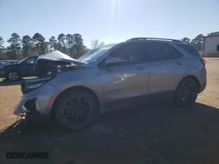 2024 Chevrolet Equinox RS with VIN 3GNAXMEG5RS115803, listed as a Copart auction lot 87407094 with 43,059 mi miles and Salvage Title. Bid and sale history available at carsss.com. Image 1.