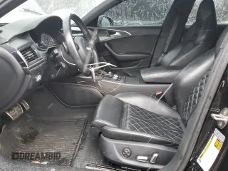 2018 Audi S6 Premium Plus with VIN WAUFFAFC9JN037615, listed as a Copart auction lot 85506084 with 76,456 mi miles and Salvage Title. Bid and sale history available at carsss.com. Image 7.
