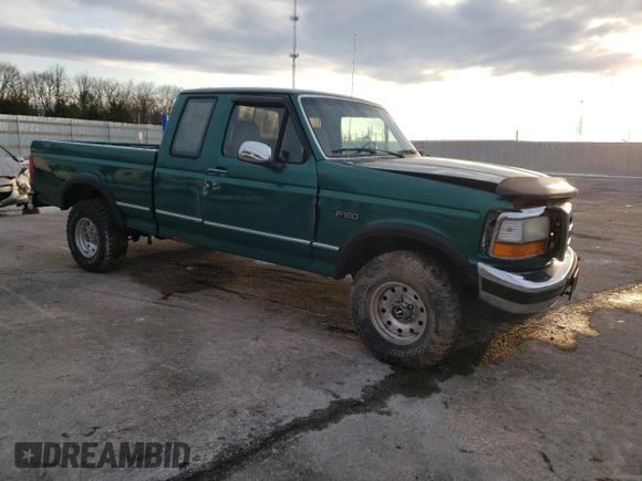 1996 Ford F-150 with VIN 1FTEX14N8TKA40042, listed as a Copart auction lot 88220235 with 190,784 mi miles and Salvage Title. Bid and sale history available at carsss.com. Image 4.
