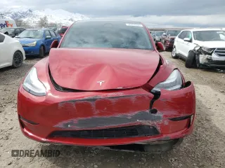 2020 Tesla Model Y Long Range with VIN 5YJYGDEE1LF009967, listed as a Copart auction lot 49920385 with Not Provided miles and Salvage Title. Bid and sale history available at DreamBid. Image 5.