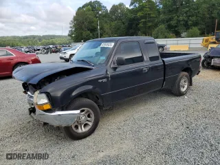 1999 Ford Ranger XL with VIN 1FTYR14X9XTA08323, listed as a Copart auction lot 65949424 with 195,081 mi miles and Salvage Title. Bid and sale history available at carsss.com. Image 1.