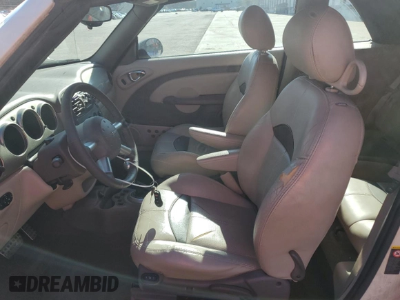 2005 Chrysler PT Cruiser GT z VIN 3C3AY75S25T501468, wystawiony jako Copart lot #50221195 z przebiegiem 141 609 mil mil oraz Szkoda całkowita • Salvage title. Historia ofert i sprzedaży dostępna na DreamBid. Obrazek 7.