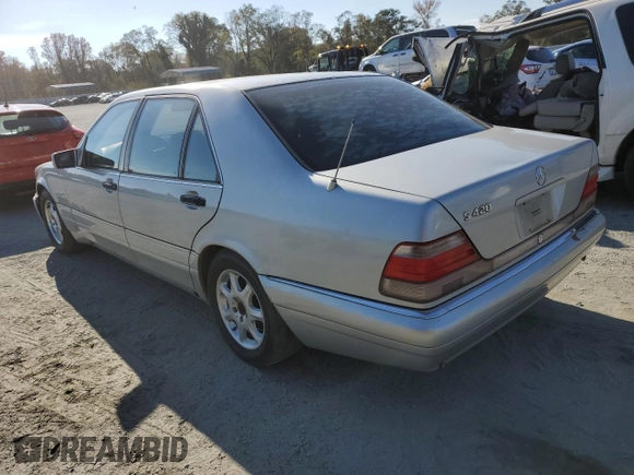 1999 Mercedes-Benz S-Class with VIN WDBGA43G7XA412012, listed as a Copart auction lot 78264204 with 141,038 mi miles and Clean Title. Bid and sale history available at carsss.com. Image 2.