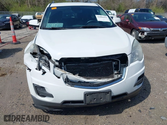 2013 Chevrolet Equinox LT with VIN 2GNALDEK6D1195729, listed as a IAAI auction lot 42006611 with 131,730 mi miles. Bid and sale history available at carsss.com. Image 6.