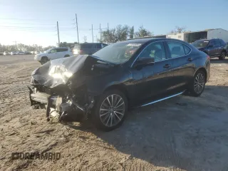 2018 Acura TLX Advance with VIN 19UUB2F71JA012439, listed as a Copart auction lot 77595884 with Not Provided miles and Salvage Title. Bid and sale history available at DreamBid. Image 1.