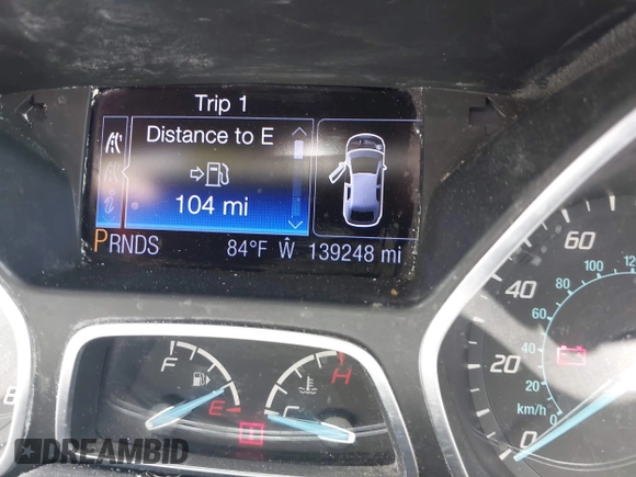 2013 Ford Focus Titanium with VIN 1FADP3J28DL225887, listed as a IAAI auction lot 42122968 with 139,248 mi miles and . Bid and sale history available at carsss.com. Image 7.