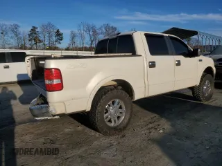 2007 Ford F-150 XLT with VIN 1FTPW14V57FB55711, listed as a Copart auction lot 86175694 with 237,938 mi miles and Salvage Title. Bid and sale history available at carsss.com. Image 3.