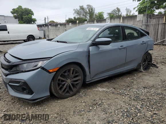 2021 Honda Civic Sport with VIN SHHFK7H45MU218803, listed as a Copart auction lot 46521875 with 79,949 mi miles and Non Repairable. Bid and sale history available at DreamBid. Image 1.