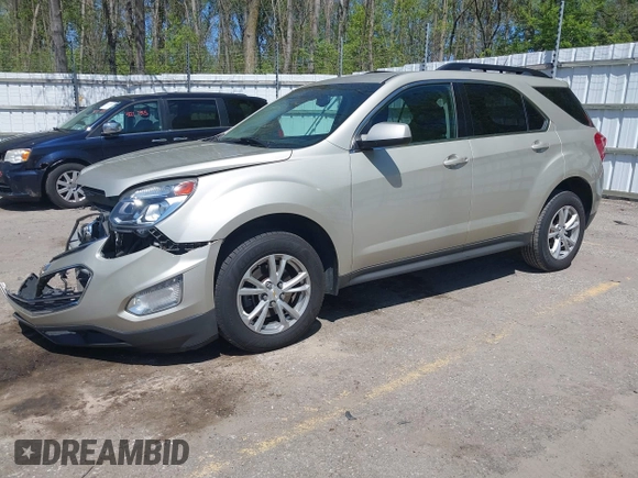 2016 Chevrolet Equinox LT z VIN 2GNALCEK0G1126579, wystawiony jako IAAI lot #42214975 z przebiegiem 125 018 mil mil oraz . Historia ofert i sprzedaży dostępna na DreamBid. Obrazek 19.