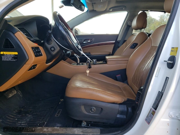 2017 Kia K900 Luxury with VIN KNALW4D4XH6036042, listed as a Copart auction lot 80763814 with 73,395 mi miles and Salvage Title. Bid and sale history available at carsss.com. Image 7.