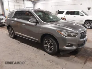 2019 Infiniti QX60 Pure z VIN 5N1DL0MM2KC500552, wystawiony jako IAAI lot #41533471 z przebiegiem 116 410 mil mil oraz . Historia ofert i sprzedaży dostępna na DreamBid. Obrazek 1.