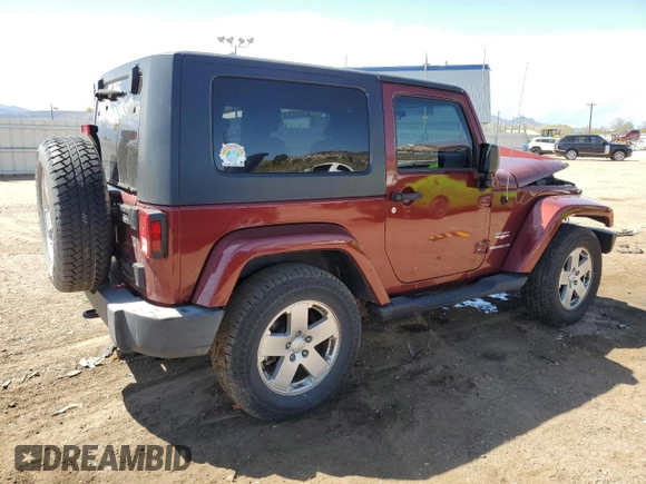 2007 Jeep Wrangler Sahara with VIN 1J4FA54167L163567, listed as a Copart auction lot 55229305 with 153,879 mi miles and Non repairable. Bid and sale history available at DreamBid. Image 3.