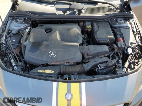 2015 Mercedes-Benz CLA 250 with VIN WDDSJ4EB7FN180683, listed as a Copart auction lot 54276095 with 58,728 mi miles and Salvage Title. Bid and sale history available at DreamBid. Image 11.
