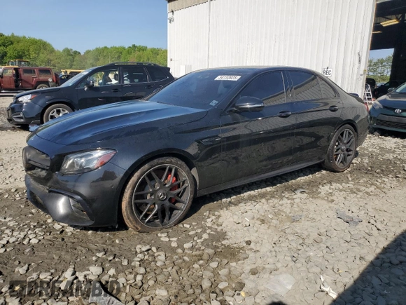 2019 Mercedes-Benz E 63 S AMG with VIN WDDZF8KB4KA665411, listed as a Copart auction lot 54153925 with Not provided miles and Salvage title. Bid and sale history available at DreamBid. Image 1.