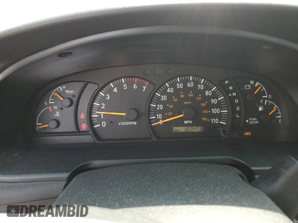 2003 Toyota Tundra SR5 with VIN 5TBRT341X3S353648, listed as a Copart auction lot 53282335 with 107,463 mi miles and Salvage Title. Bid and sale history available at carsss.com. Image 9.