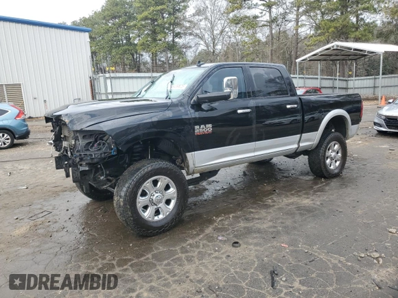 2015 Ram 2500 Laramie with VIN 3C6UR5FL2FG571331, listed as a Copart auction lot 43439825 with 162,149 mi miles and Salvage Title. Bid and sale history available at carsss.com. Image 1.