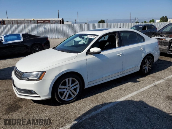 2017 Volkswagen Jetta SEL with VIN 3VWL17AJ3HM297202, listed as a Copart auction lot 57959785 with 113,408 mi miles and Salvage title. Bid and sale history available at DreamBid. Image 1.