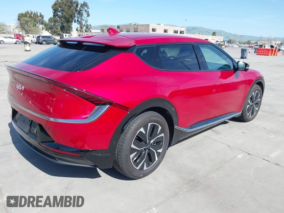 2024 Kia EV6 Wind with VIN KNDC3DLC2R5159684, listed as a IAAI auction lot 41960405 with 5,394 mi miles and . Bid and sale history available at DreamBid. Image 4.