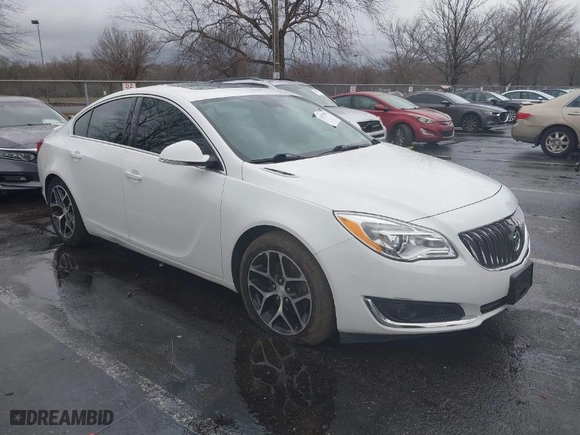 2017 Buick Regal Sport Touring with VIN 2G4GL5EX8H9107609, listed as a IAAI auction lot 41072055 with 79,832 mi miles. Bid and sale history available at carsss.com. Image 1.