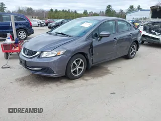 2015 Honda Civic Sedan SE with VIN 2HGFB2F79FH538335, listed as a IAAI auction lot 42049134 with 51,478 mi miles. Bid and sale history available at carsss.com. Image 17.