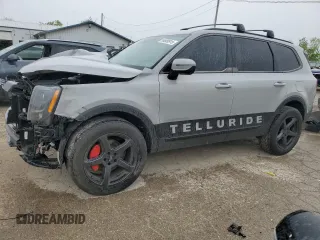 2021 Kia Telluride SX with VIN 5XYP5DHC3MG152036, listed as a Copart auction lot 54909915 with 145,793 mi miles and Salvage title. Bid and sale history available at DreamBid. Image 1.