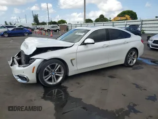 2019 BMW 4 Series 430i z VIN WBA4J1C59KBM16175, wystawiony jako Copart lot #58491225 z przebiegiem 48 611 mil mil oraz Szkody całkowita. Historia ofert i sprzedaży dostępna na DreamBid. Obrazek 1.