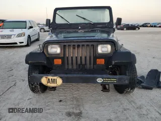 1992 Jeep Wrangler with VIN 2J4FY29SXNJ554171, listed as a Copart auction lot 77655294 with 115,494 mi miles and Salvage Title. Bid and sale history available at carsss.com. Image 5.
