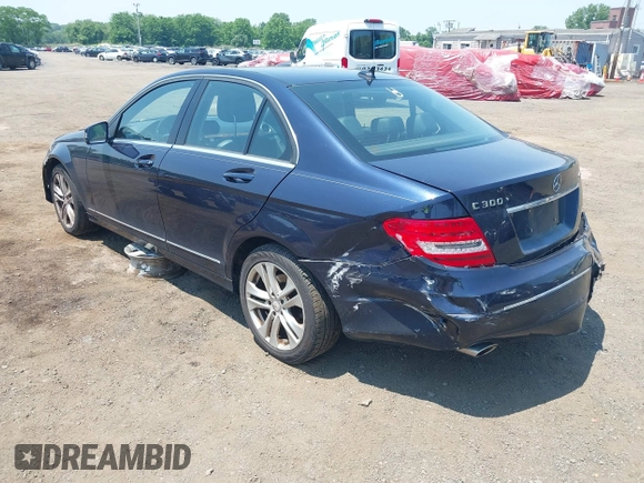 2013 Mercedes-Benz C 300 Sport with VIN WDDGF8AB0DR253144, listed as a IAAI auction lot 42483257 with 169,234 mi miles and . Bid and sale history available at DreamBid. Image 3.