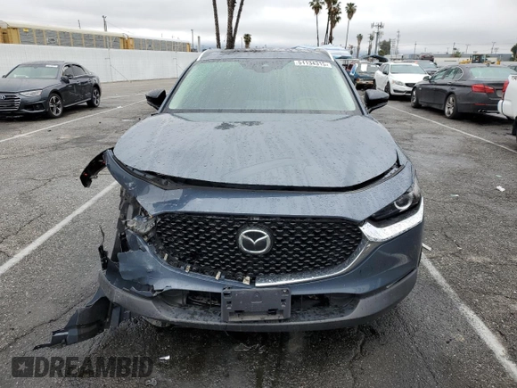 2023 Mazda CX-30 2.5 S Carbon Edition with VIN 3MVDMBCMXPM542809, listed as a Copart auction lot 51134315 with 21,279 mi miles and Salvage Title. Bid and sale history available at carsss.com. Image 5.