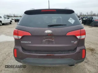 2014 Kia Sorento EX with VIN 5XYKU4A7XEG460347, listed as a Copart auction lot 46109705 with 156,546 mi miles and Clean Title. Bid and sale history available at carsss.com. Image 6.
