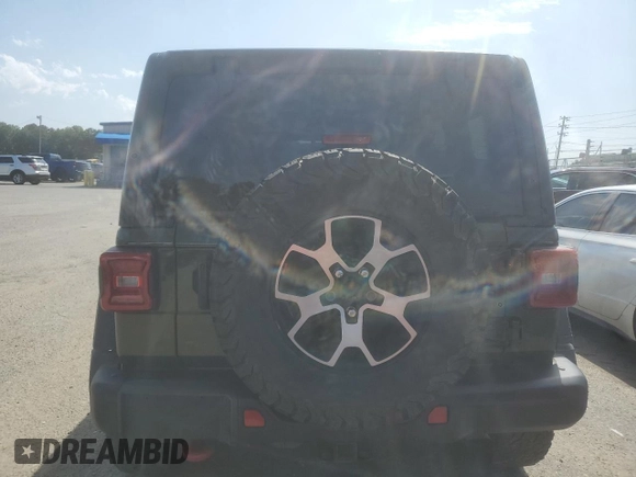 2021 Jeep Wrangler Unlimited Rubicon z VIN 1C4HJXFN8MW547855, wystawiony jako Copart lot #55619075 z przebiegiem 49 762 mil mil oraz Szkoda całkowita • Salvage title. Historia ofert i sprzedaży dostępna na DreamBid. Obrazek 6.