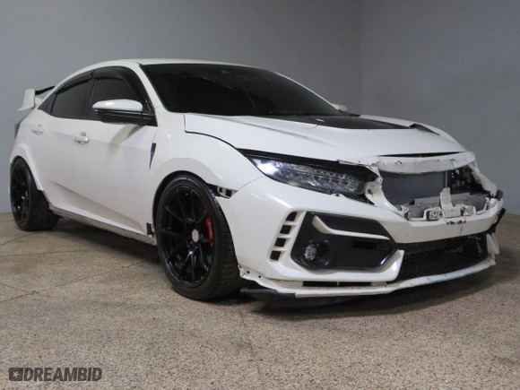 2021 Honda Civic Type R Touring with VIN SHHFK8G7XMU202386, listed as a Copart auction lot 74285874 with 27,902 mi miles and Salvage Title. Bid and sale history available at carsss.com. Image 1.