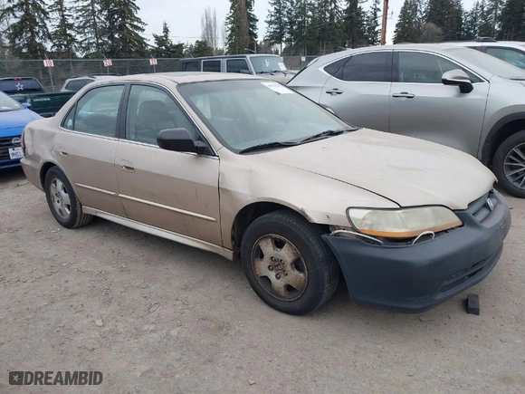2001 Honda Accord Sdn EX w/Leather with VIN 1HGCG16541A038619, listed as a IAAI auction lot 41571262 with 210236 miles. Bid and sale history available at carsss.com. Image 1.